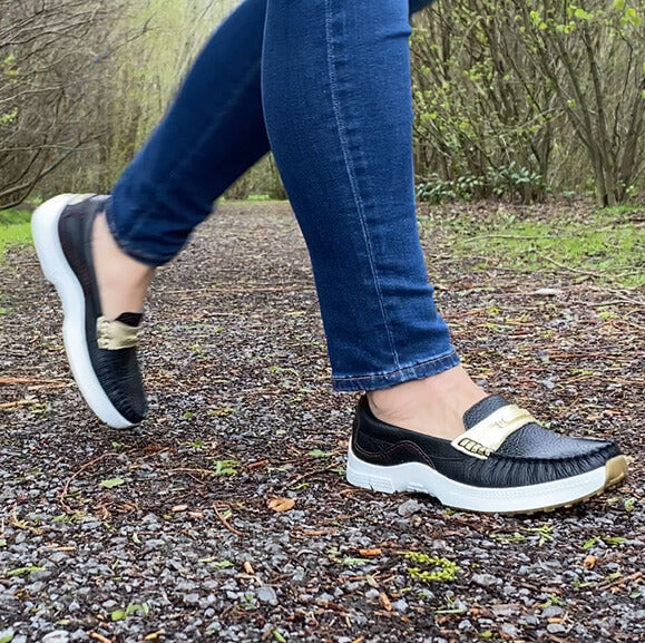 Hippe zwarte instappers dames passen altijd bij je outfit