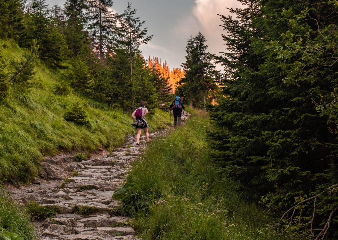 Met goede wandellaarzen een prachtige wandeling
