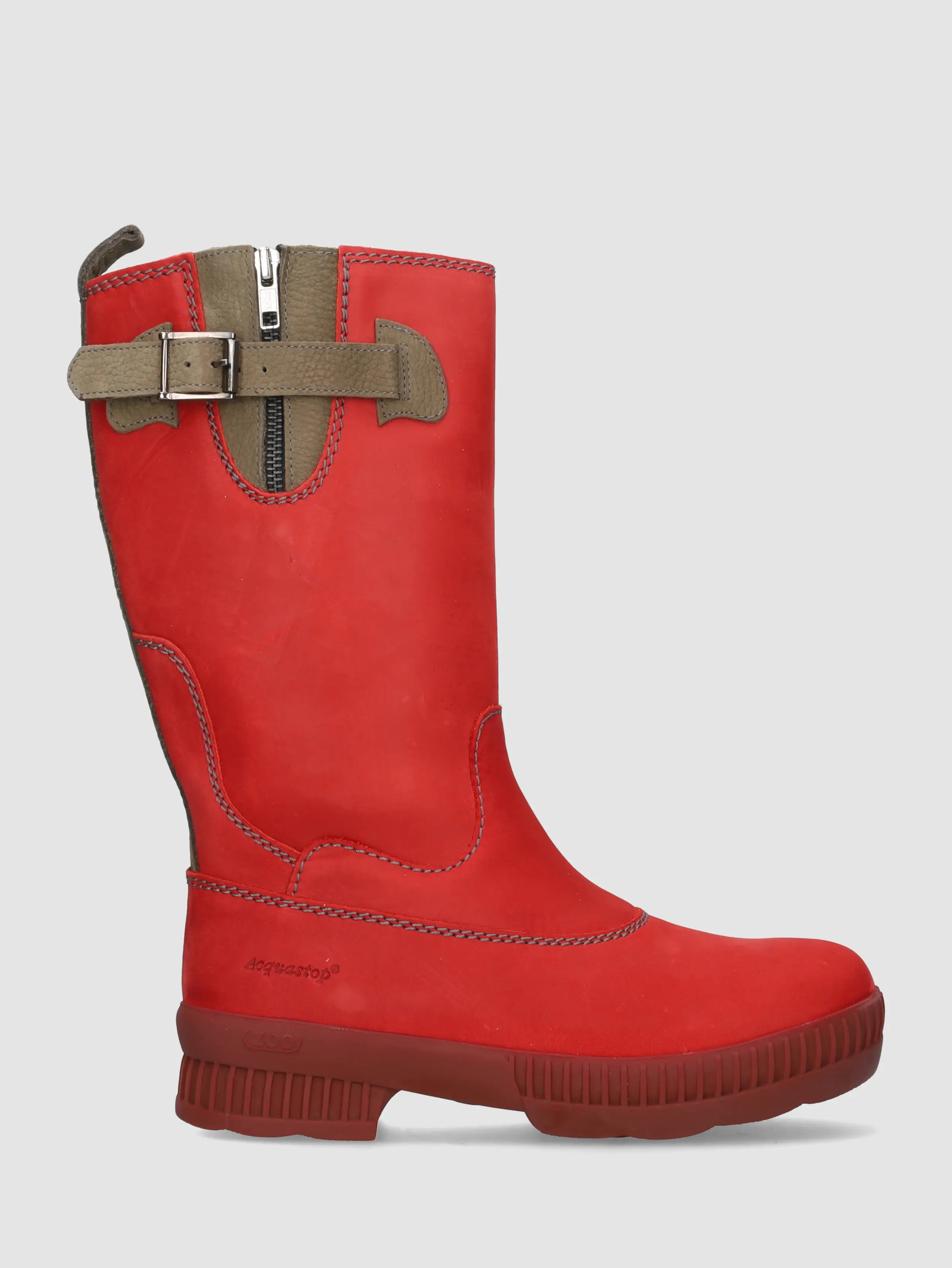 Adisa – Outdoor laarzen – Dames – Rood Wol